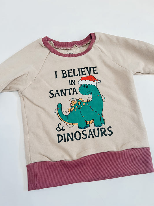 Christmas Dinosaur Crewneck