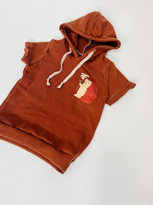 Hedgehog Short Sleeve Hoodie